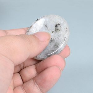 Piedra Ovalada de Labradorita Natural Tallada a Mano, Piedra de Meditación Pulida para el Pulgar, Regalo, Decoración del Hogar, Venta al por Mayor - Product Image 3