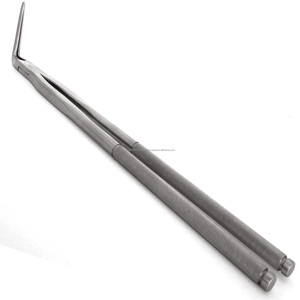 Slim Line Fragment Forceps <b>Long</b> <b>Nose</b> Stainless Steel Surgical Orthopedic Dental Veterinary Extraction Instrument - Product Image 1