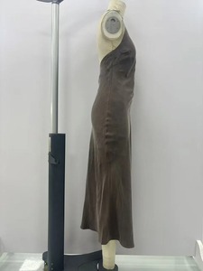 Wedding Guest Evening Gown Women's Spring <b>Summer</b> Loose Fit Minimalist Formal <b>Dress</b> - Product Image 3