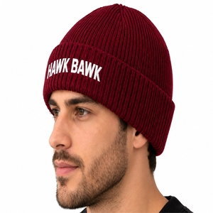 Bonnet unisexe en tricot à revers, finition soignée, toucher doux, confort ajusté, idéal pour les jours froids, ajustement facile, look intemporel, couvre-chef, casquette d'usine d'exportation - Product Image 3