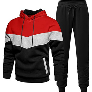Trendy <b>Plain</b> <b>Tracksuit</b> Outfit Made Modern Lifestyle Featuring Soft Polyester Fabric Lightweight Feel Regular Fit Hooded Casual - Product Image 4