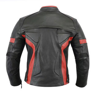 Chaqueta de Motociclismo de Cuero Genuino 100% de Alta Calidad con Diseño Moderno y Parche Bordado Personalizado - Product Image 2