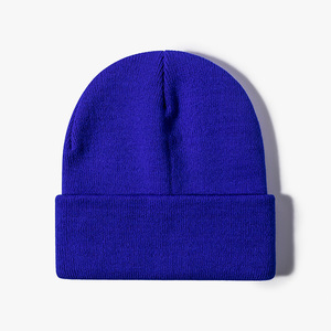 Gorros de Punto Personalizados de Fábrica con Logotipo Bordado, Gorros de Pescador Tejidos de Alta Calidad 100% Acrílico - Product Image 2
