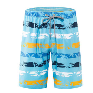 Shorts de bain décontractés et légers pour hommes, coupe oversize, design écologique avec contraste de couleurs, vente en gros - Product Image 1