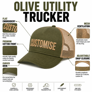 Gorra Trucker Personalizada de Fábrica, Gorra de Béisbol de 6 Paneles con Malla Trasera y Cierre a Presión para Hombre, Alta Calidad, Venta al Por Mayor - Product Image 6