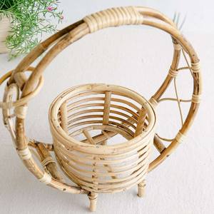 Macetero decorativo para jardín o balcón, maceta de ratán al por mayor, macetero colgante para plantas verdes - Product Image 1