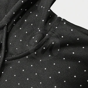 Sudaderas con Pedrería de Color Personalizado a Bajo Precio, Sudaderas con Pedrería al Por Mayor, Nuevas Sudaderas con Pedrería - Product Image 4