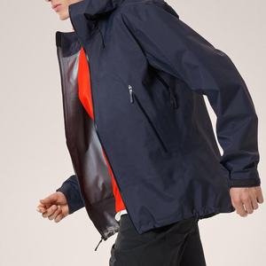 เสื้อแจ็คเก็ตมีฮู้ดกันน้ำกันลมสำหรับปีนเขาและกิจกรรมกลางแจ้ง  ผ้าแคนวาส  ซิป  โลโก้สั่งทำได้  สำหรับทุกเพศ - Product Image 5