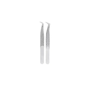 แหนบต่อขนตาปลายเรียบสแตนเลสอย่างดี ขนาด 10 มม. สำหรับต่อขนตาปลอม - Product Image 3