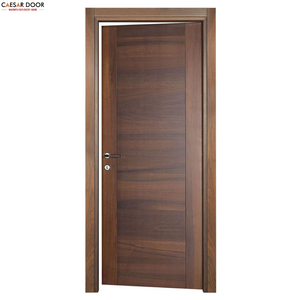 Accessoires de cadre de porte pré-montée en WPC, moderne, étanche, à ouverture latérale, porte intérieure composite en PVC, pour chambre à coucher et entrée - Product Image 1