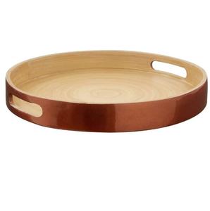 Bandeja de Servicio de Bambú para el Hogar, Hotel, Restaurante, Cafetería, para Servir Platos, Comida, Fruta, Café, Decoración de Mesa para Fiestas, Vajilla - Product Image 2