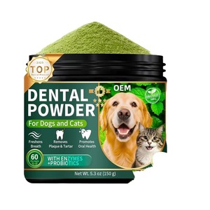 Poudre dentaire fonctionnelle OEM pour chiens, sans céréales, complément de soin buccal, favorise une haleine fraîche, des dents et des gencives saines, et un système immunitaire renforcé - Product Image 2