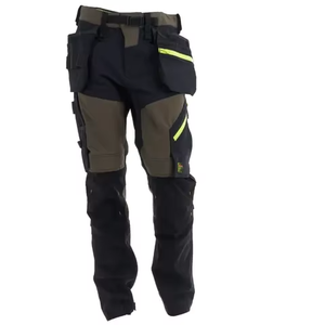Pantalon de travail unisexe personnalisé, style cargo, pour la construction et le soudage, avec bande réfléchissante, extensible, vente en gros, service OEM - Product Image 1