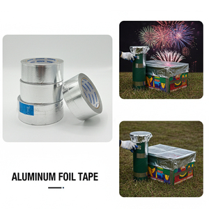 Ruban adhésif professionnel en aluminium <span class=keywords><strong>pur</strong></span>, ruban industriel renforcé imperméable et ignifuge pour les spectacles pyrotechniques - Product Image 2