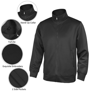 Conjunto de Chaqueta y Pantalón Deportivo con Cuello Alto de Alta Calidad, Chaqueta Cortavientos Ligera y Moderna, Chándal con Logotipo Personalizado para Hombre - Product Image 2