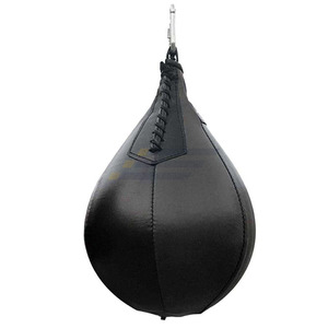 Ballon de frappe professionnel en cuir PU double pour entraînement de boxe et musculation - Product Image 3