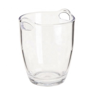 Seau à glace écologique en plastique pour vin avec poignée - Product Image 2