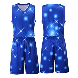 Uniforme de Baloncesto Unisex Personalizado con Transferencia de Calor, 100% Poliéster, Sin Mangas, Transpirable, de Secado Rápido, Impresión 3D, Superventas - Product Image 1