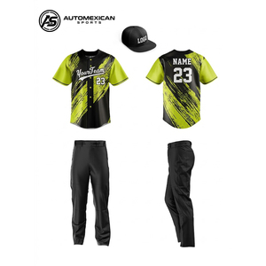 Uniforme de baseball scolaire personnalisé, maillot, pantalon, casquette pour les équipes universitaires, les joueurs jeunes, vente en gros OEM ODM - Product Image 1