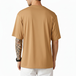 Camisa Casual Holgada para Hombre, Estilo Urbano, Corte Relajado, Hombros Caídos, Mangas Cortas, Estilo Moderno para Uso Diario - Product Image 6