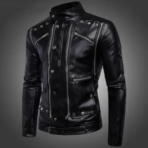 High Performance <b>Men</b> <b>Leather</b> <b>Jacket</b> 2026 Genuine <b>Leather</b> <b>Jacket</b> for Motorcycle Riding Manufacturer Supplier - Product Image 5