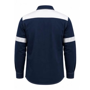 เสื้อเชิ้ต Nomex สำหรับงานเชื่อมโลหะ ปลอดภัย 100% ผ้าฝ้าย แขนยาว สไตล์ตะวันตก สำหรับผู้ชาย เสื้อทำงาน ทนไฟ - Product Image 2