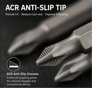 High quality 50MM <b>screwdriver</b> Forged torsion bit PH2 ACR Phillips steel handle Sand blasted finish - Product Image 3