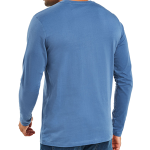 T-shirts décontractés à manches longues pour hommes, en mélange de coton doux, tissu respirant, confortables pour le quotidien et les séances de sport. - Product Image 5