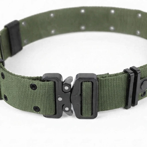 Tactical Heavy Duty <b>Elastic</b> <b>Belt</b> with Quick Release Buckle Outdoor Use Adjustable Tactical <b>Belt</b> - Product Image 1