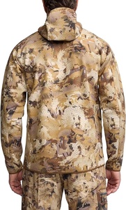 Sweat-shirt à capuche camouflage pour homme, coupe classique, respirant, en polyester tissé, écologique, avec poche, veste décontractée d'hiver - Product Image 4