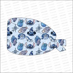 Casquette d'infirmière imprimée, bonnet de soins infirmiers à nouer, coiffe médicale pour infirmières et professionnels de la santé par Vaslcare - Product Image 4