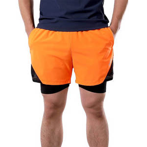Shorts de sport pour hommes, couleur unie personnalisée, logo décontracté, haute qualité, séchage rapide, créez votre propre logo - Product Image 6