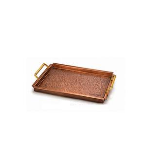 Bandeja Rectangular para Servir George Home, Acabado de Metal Pulido con Asas, Uso Residencial - Product Image 3
