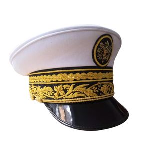 Gorras de Honor para Uniformes Ceremoniales con Trenza Dorada y Borla de Alta Calidad Hechas por Hamza Badges Bordadas a Mano - Product Image 5