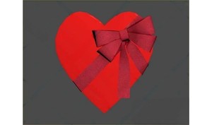 Th CBB-0144กระดาษลูกฟูกรูปหัวใจกล่องของขวัญเคลือบด้านพร้อมโบว์ริบบิ้นสำหรับโอกาสโรแมนติกพิมพ์โลโก้ที่กำหนดเอง - Product Image 4