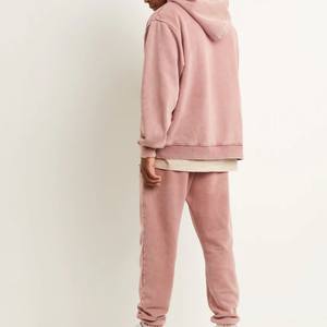 Sudadera con Capucha Rosa Pastel para Hombre, 100% Algodón, Felpa, Corte Regular, con Bolsillo, Impresión Digital, Personalizable, Venta al Por Mayor, Otoño - Product Image 4