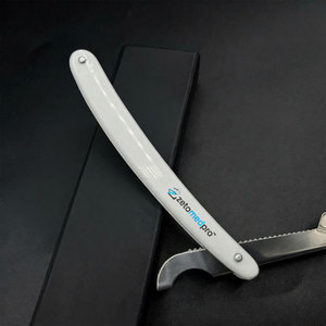 Rasoir à raser personnalisé avec logo, en acier durable, léger, rasoir à lame fixe, manche en plastique, emballage personnalisé - Product Image 4