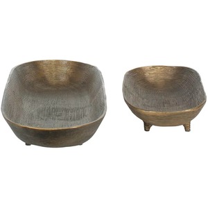 Perfect Decor Exclusive Design Handmade Modern Tabletop <b>Vase</b> Black Gold Crackle Finish Metal Decorative <b>Bowl</b> Wedding Centerpiece - Product Image 3
