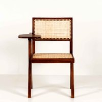 Chaise d'étudiant convertible moderne en gros, en bois massif, avec pieds en V, réglage manuel, tablette intégrée, pour la maison, le bureau, l'atelier, la chambre, l'hôtel