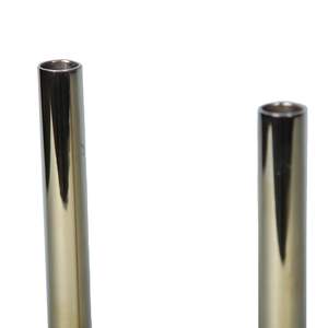 Moderno portacandele in oro a forma di U 7 "L X 4.5" W X 12 "H altri portacandele lanterne e barattoli di candela - Product Image 3