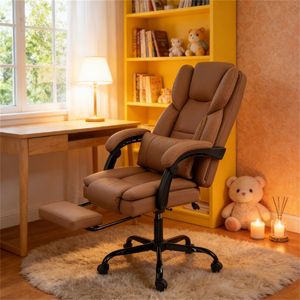 Sedia da Gaming e Ufficio Marrone per il Relax - Product Image 1