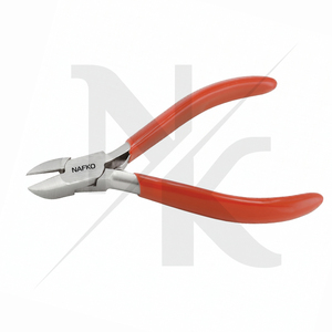 Premium Jewelry Making Tool Side <b>Cutter</b> 115mm Lap Joint Stainless Steel With Red Grip Handle Jewelry Equipment Supplier Tools - Product Image 3