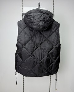 Gilet matelassé unisexe tendance, léger et chaud pour l'hiver, sans manches, pour l'extérieur - Product Image 2