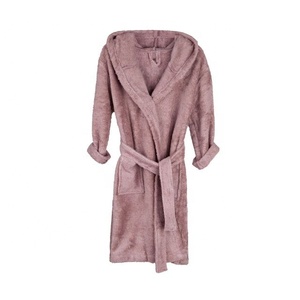 2024 High Quality Personalized Embroidered Stylish Cloths Soft Cotton Blend Eco-Friendly Custom Printed Grey Bath Robes & Towels - Product Image 5