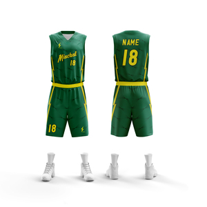 Mickal Custom Basketball Jersey Set Unisex V-Neck Sleeveless Sublimated Moisture Wicking <b>Athletic</b> Uniform 100% Polyester Elastic - Product Image 1
