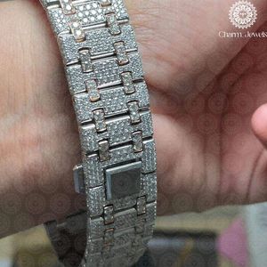 Reloj de Lujo Charm para Mujer, Caja de Acero Inoxidable, Correa de Acero, Movimiento de Cuarzo Analógico, Esfera de 38 mm, Manecillas Luminosas - Product Image 4