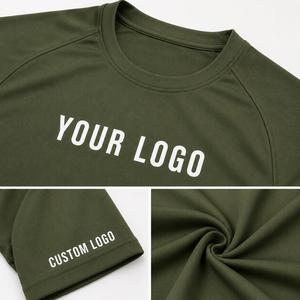 Men's Custom Color Short Sleeve <b>T</b>-<b>Shirt</b> O-Neck Regular Fit Quick Dry Printed Custom Logo Casual Style Knitted Fabric 100% - Product Image 4