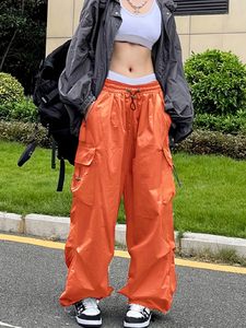 Women <b>Oversized</b> <b>Cargo</b> <b>Pants</b> Y2K Baggy Utility Trousers OEM Custom Bulk - Product Image 4