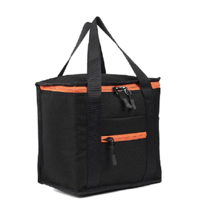 Sac isotherme en polyester avec porte-bouteille, sac de transport alimentaire réutilisable pour le bureau, l'école, les voyages et les repas quotidiens - Product Image 1