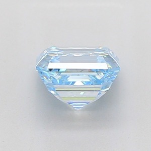 Diamant bleu fantaisie vif de 1,50 ct, taille Asscher, pureté VS2, certifié, diamant bleu de luxe - Product Image 3